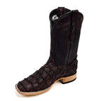 Connor Pirarucu Fish Boots - Black Cherry - Square Toe (PZ60)