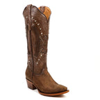 Python Tamarind Cowgirl Boots - Tall Shaft - Snip Toe (E31)