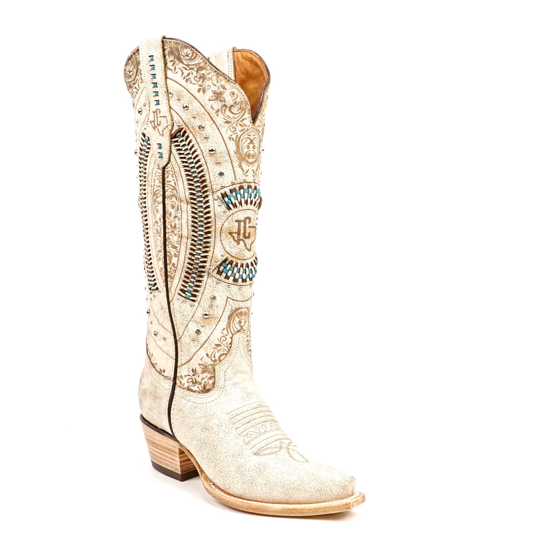 Priscila Alaska Orix Cowgirl Boot - Tall Shaft - Snip Toe (E871)