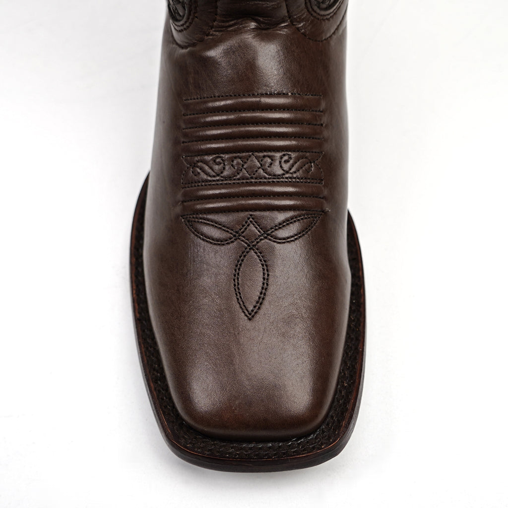 Cleyton Brown Cowgirl Boots - Short Shaft - Rodeo Toe (E847)