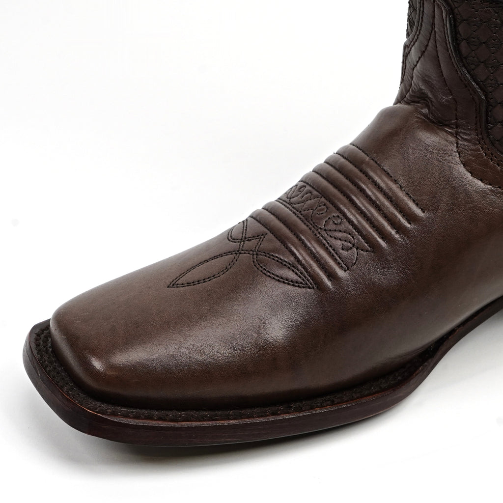 Cleyton Brown Cowgirl Boots - Short Shaft - Rodeo Toe (E847)