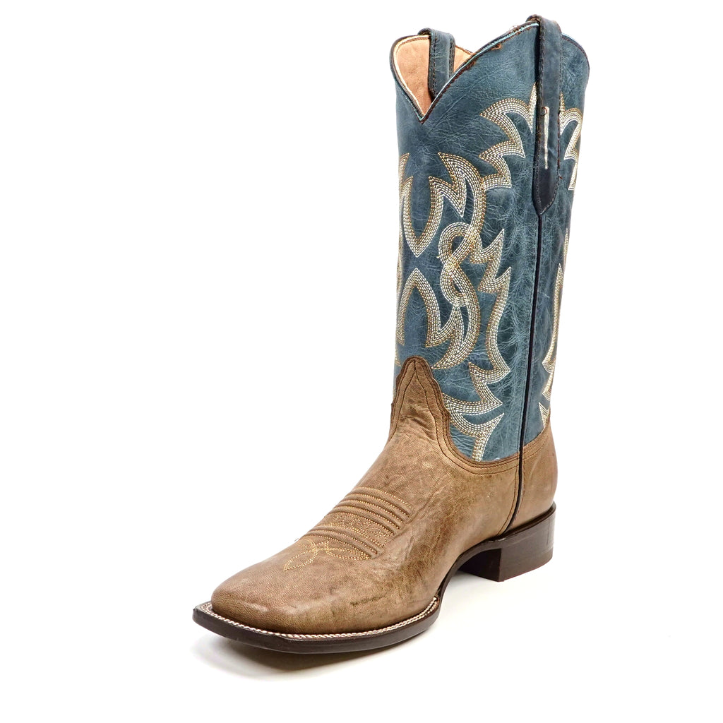 Sierra Cinnamon Cowboy Boots - Square Toe (E938)