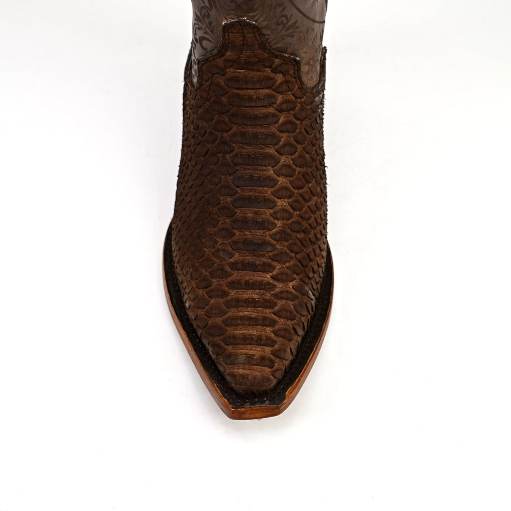 Python Tamarind Cowgirl Boots - Tall Shaft - Snip Toe (E31)