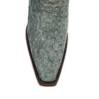 Ostrich Nubuck Black Short Shaft Zip Boots - Snip Toe (AV21)