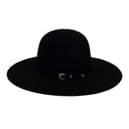 TC Hats - 6X Open Crown Grizzly - Black