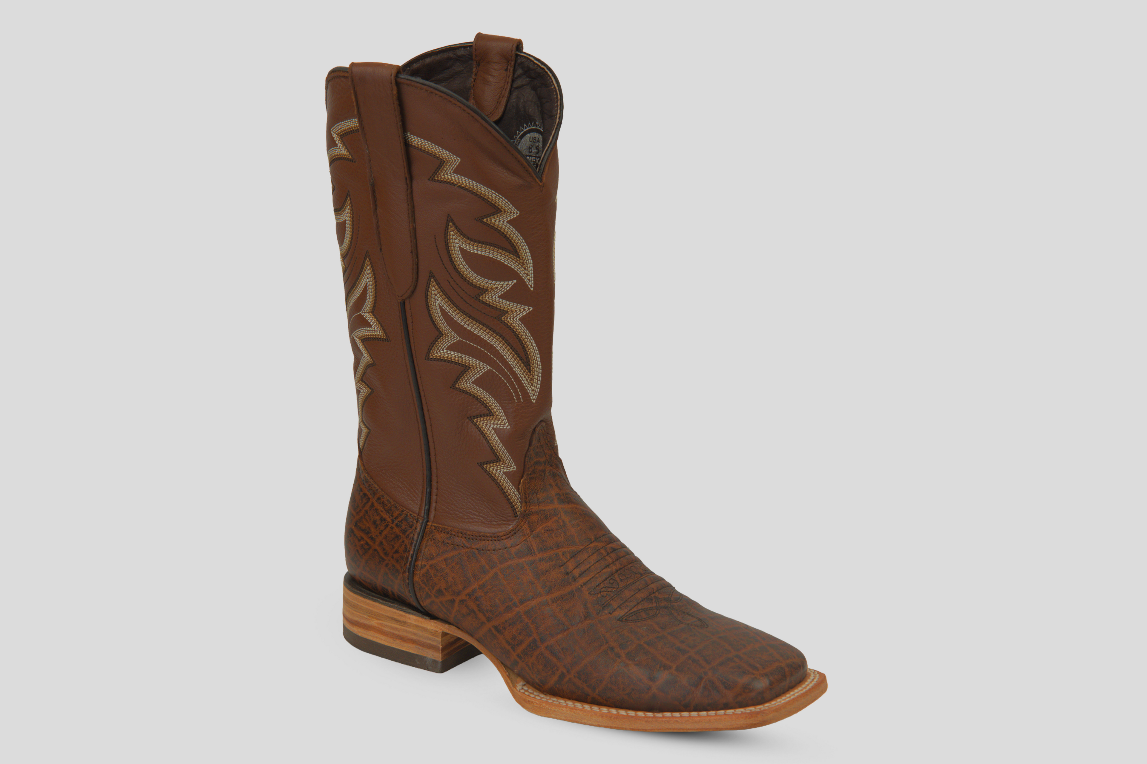 Mammoth - Cognac - square toe (942)