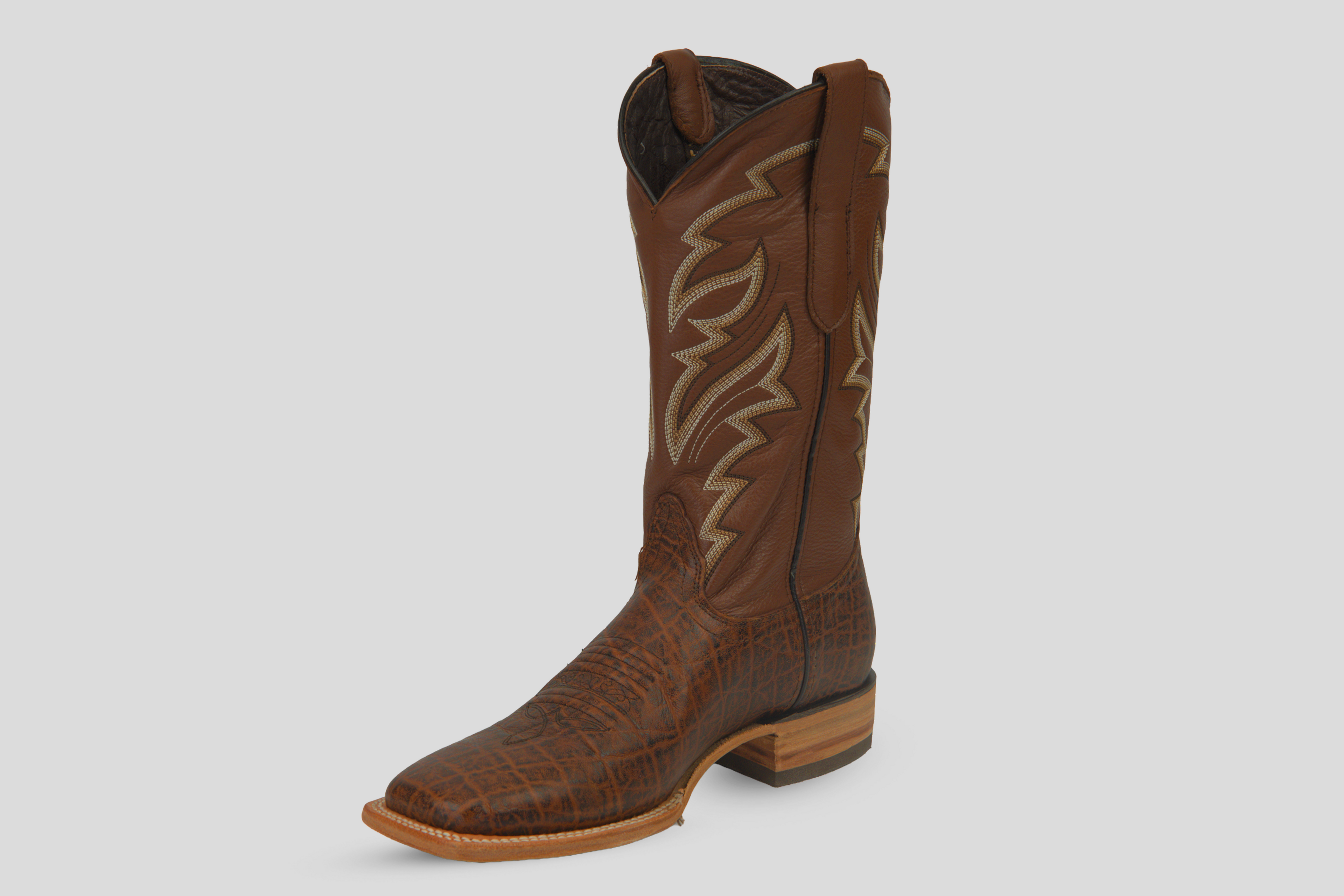 Mammoth - Cognac - square toe (942)