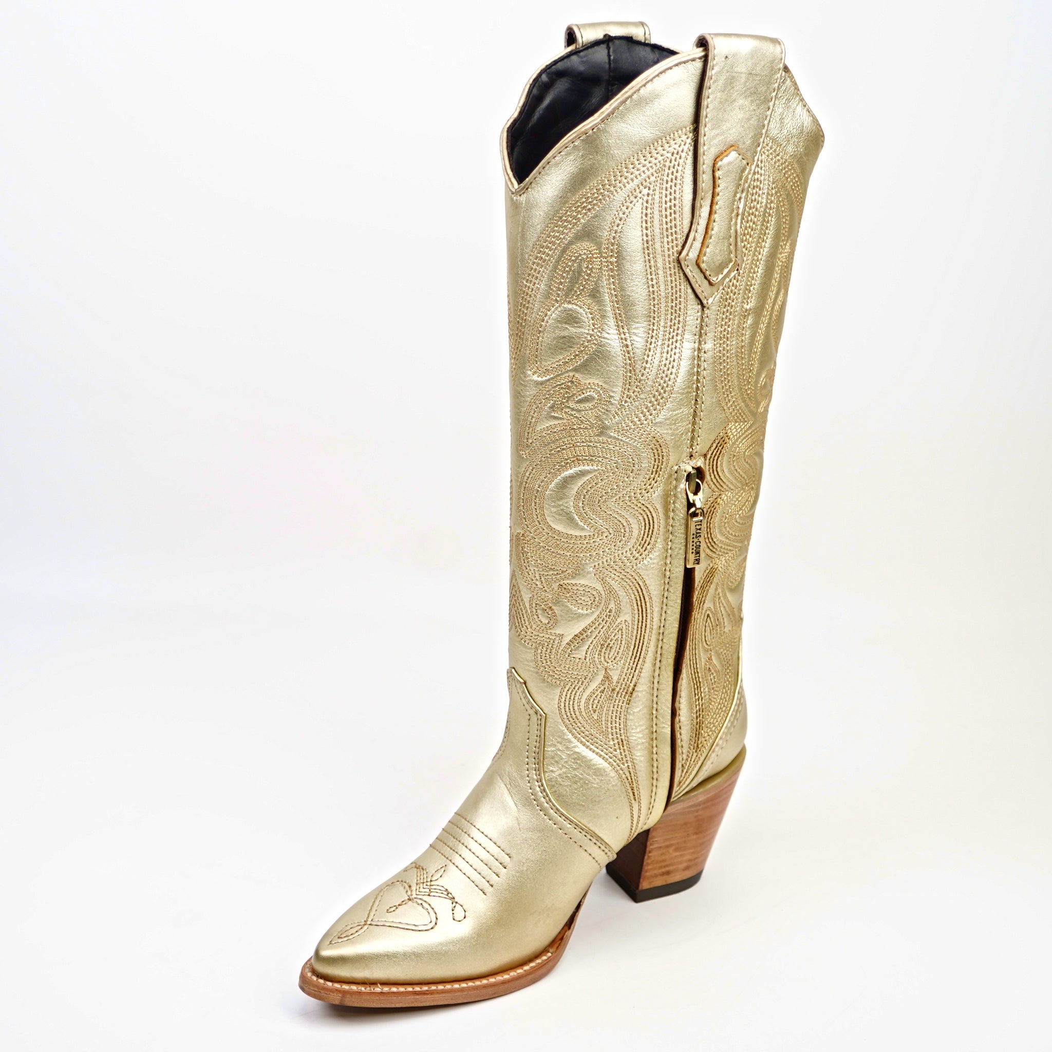 Venus Rose Gold - Tall Shaft - Snip Toe