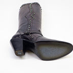 Denali Black - Tall Shaft - Round Toe