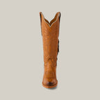 Kellie Clayton Gold Leather Sole - Tall Shaft - Snip Toe