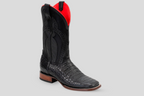 Ranger Caiman Hornback Boots - Black - Square Toe