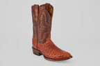 Rhodes Caiman Hornback Boots - Brandy - Round Toe (LM220)