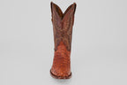 Rhodes Caiman Hornback Boots - Brandy - Round Toe (LM220)