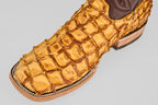 Connor Pirarucu Fish Boots - Canary - Square Toe (PZ60)