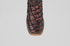 Connor Pirarucu Fish Boots - Red - Square Toe (PZ60)