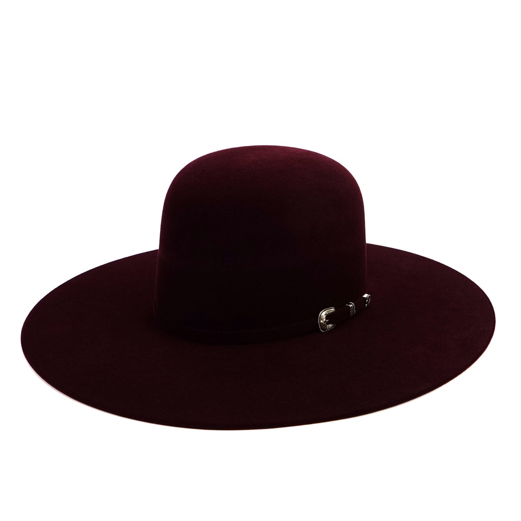 TC Hats Texanas TC TC Hats - 10X Open Crown Hat - Wine (2026)