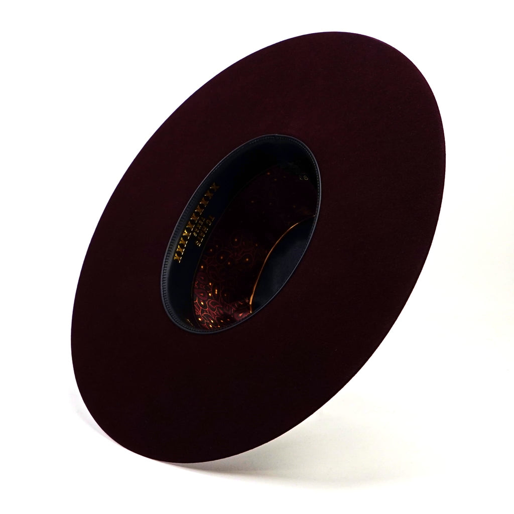 TC Hats Texanas TC TC Hats - 10X Open Crown Hat - Wine (2026)